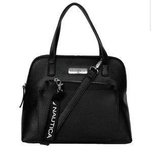 Nautica Dome Satchel crossbody bags Black